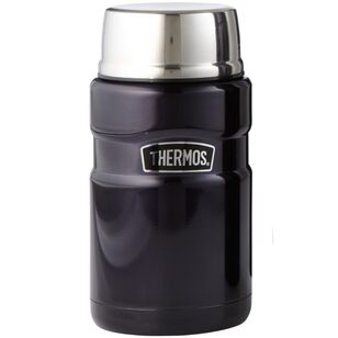 Thermos King 710 ml Stainless Steel Vacuum Insulated Food Jar Midnight Blue