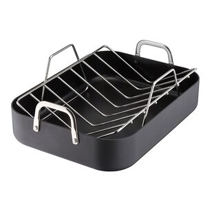 Tefal Specialty Hard Anodised Roaster with Rack