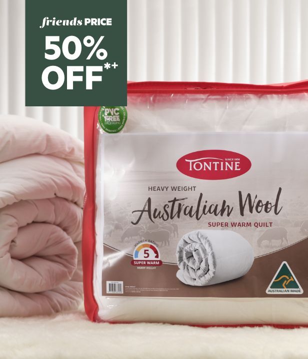 50% Off Full Priced Wool Quilts & Mattress Toppers