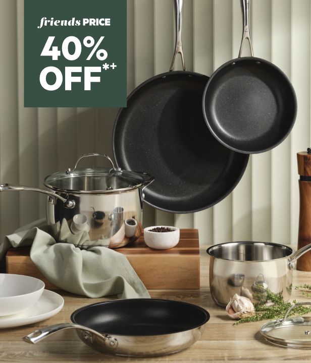 40% Off Full Priced Cookware & Kitchenware