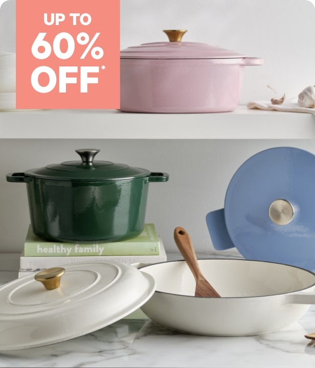 Up To 60% Off All Cookware & Kitchenware