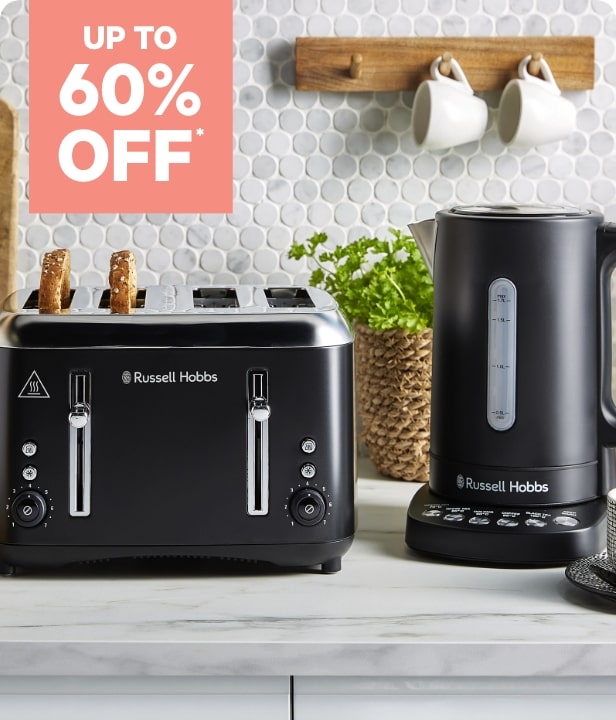 Up To 60% Off All Kettles & Toasters