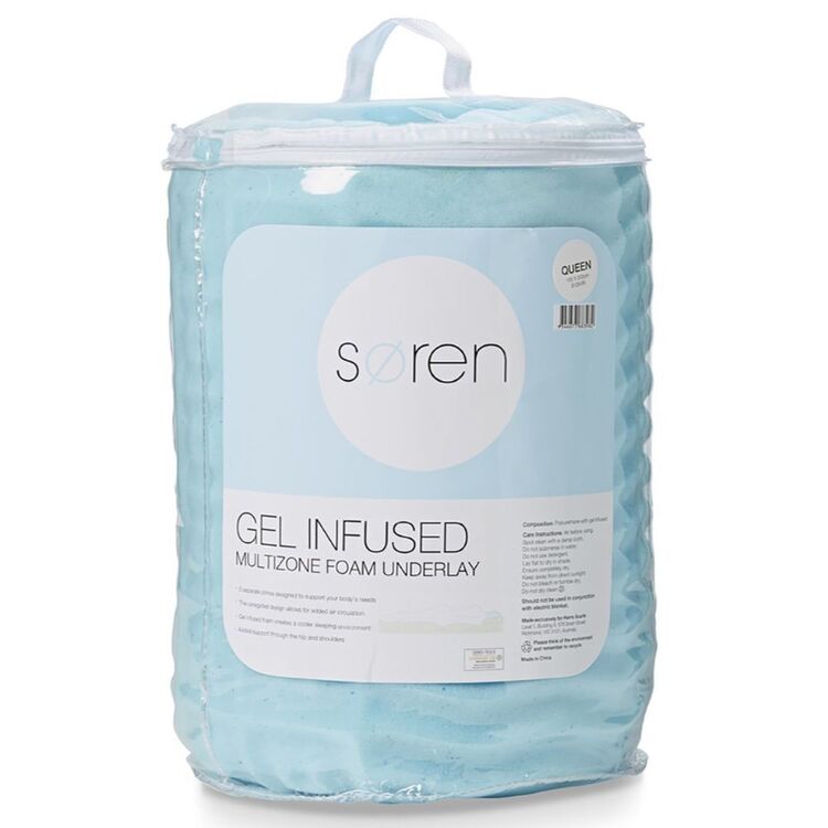 Soren Gel Infused Foam Underlay Single Bed Single