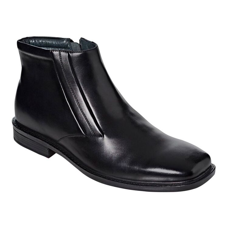 Hush Puppies Harry Leather Detail Boots Black