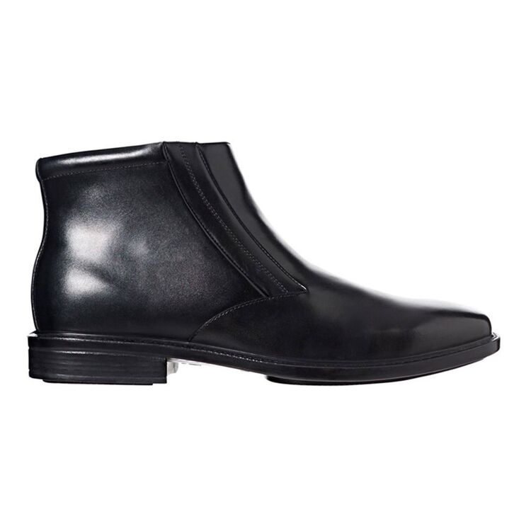 Hush Puppies Harry Leather Detail Boots Black