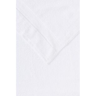 Dri Glo Zero Twist Bath Towel White 76 x 132 cm