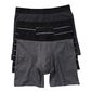 Nic Morris 3 Pack Stretch Cotton Midway Trunk Black Grey