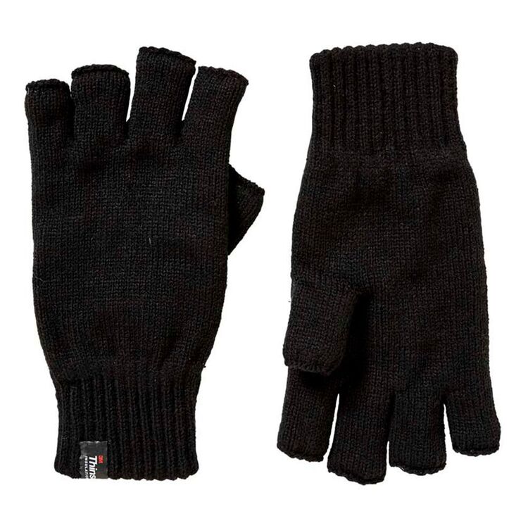 Dents Men's Half Finger Thinsulate Gloves