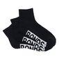 Bonds Logo Quarter Crew Socks 3 Pack Black
