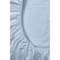 Linen House 300 Thread Count Cotton Fitted Sheet Single Bed Blue Single