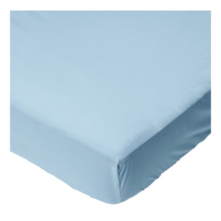 Linen House 300 Thread Count Cotton Fitted Sheet Queen Bed