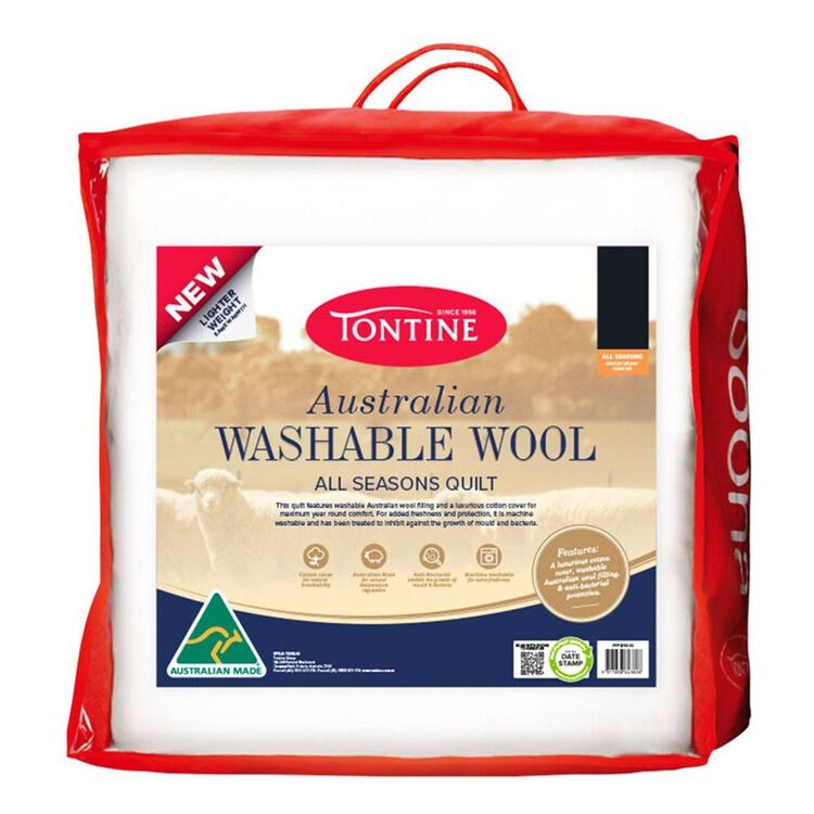 Tontine 300GSM Australian Washable Wool Quilt Queen Bed