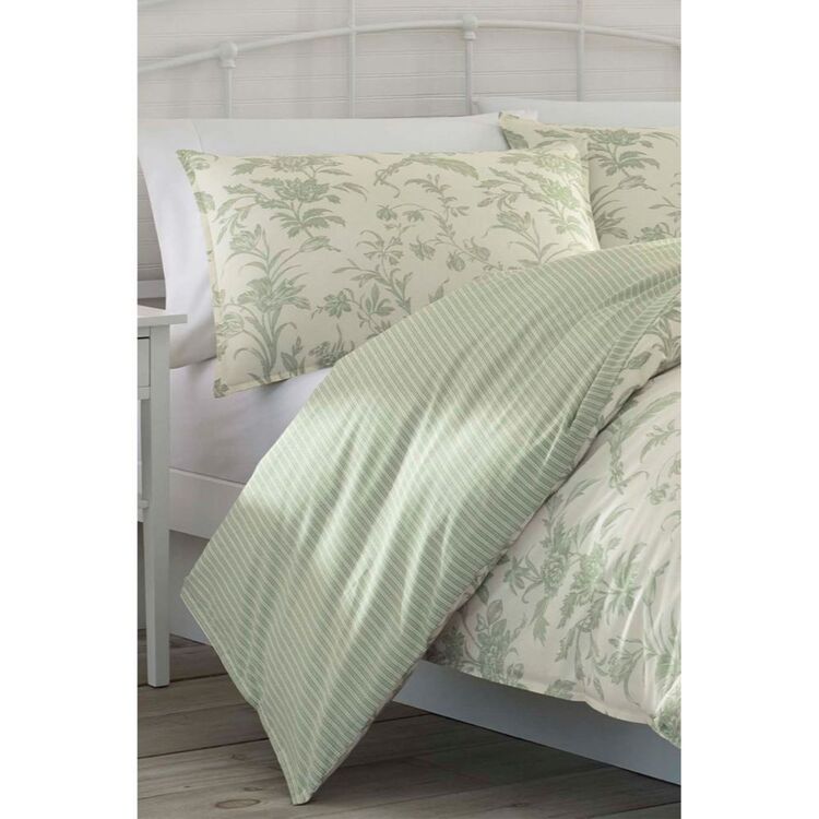 Printed Quilt Cover Set Queen Bed, Laura Ashley Lifestyles Natalie Duvet Cover Set