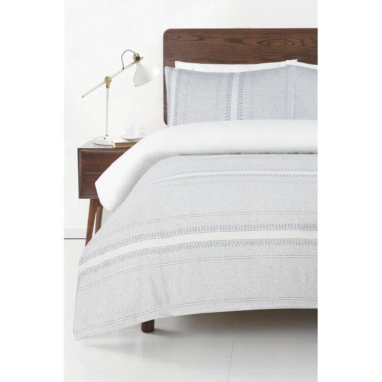 Soren Marha Cotton Jacquard Quilt Cover Set King Bed King