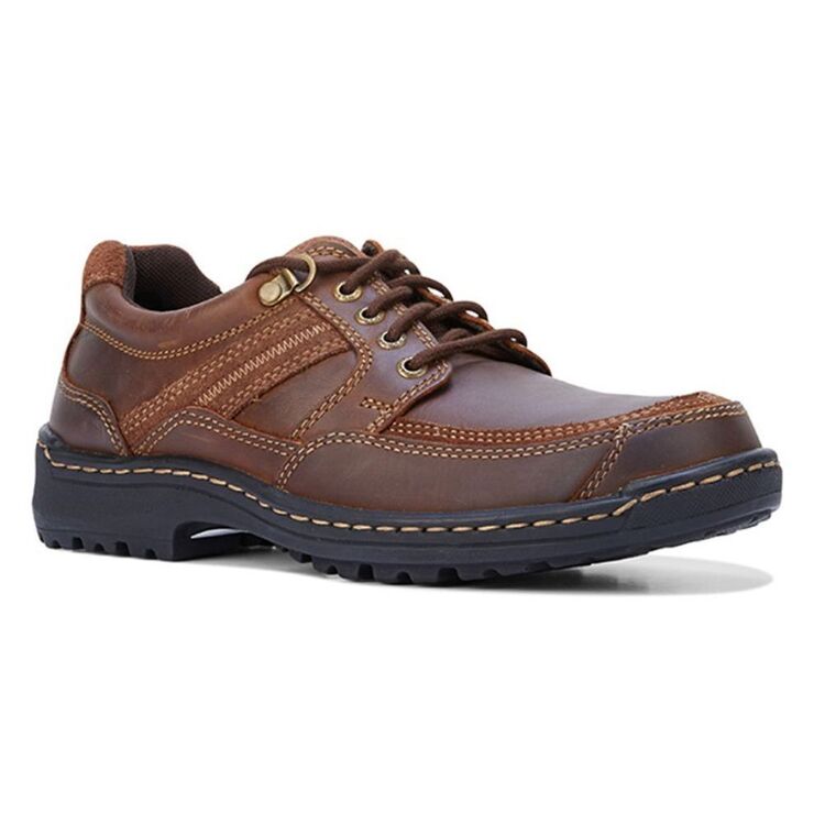 Hush Puppies Albatross Men's Leather Lace Up Brown 8