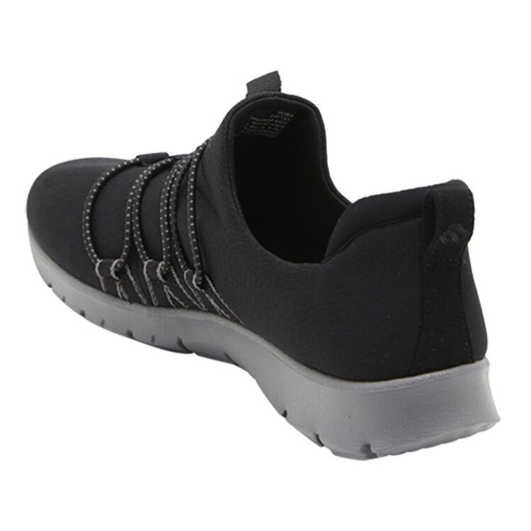 Cloud Steppers By Clarks Step Allenamae Women's Textile Sneakers Black