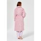 Sash & Rose Rose Texture Fleece Gown Light Pink
