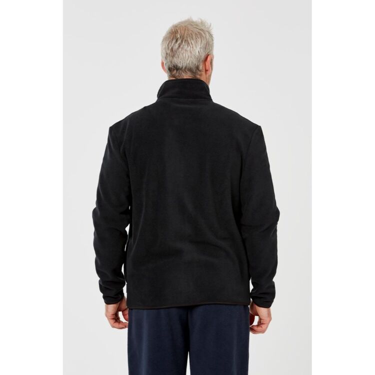 Bronson Casual Fiskville Zip Through Micro Fleece Top Black
