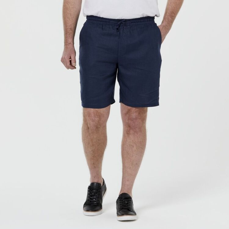Bronson Basic Rye Linen Pull On Shorts