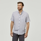 JC Lanyon Keene Linen Cotton Short Sleeve Shirt Chambray