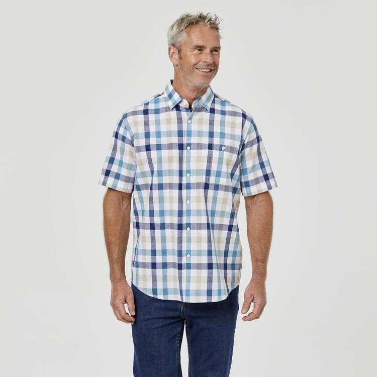JC Lanyon Addison Linen Cotton Short Sleeve Shirt