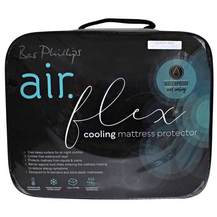 Bas Phillips Airflex Cooling Mattress Protector Fitted Queen Bed Queen
