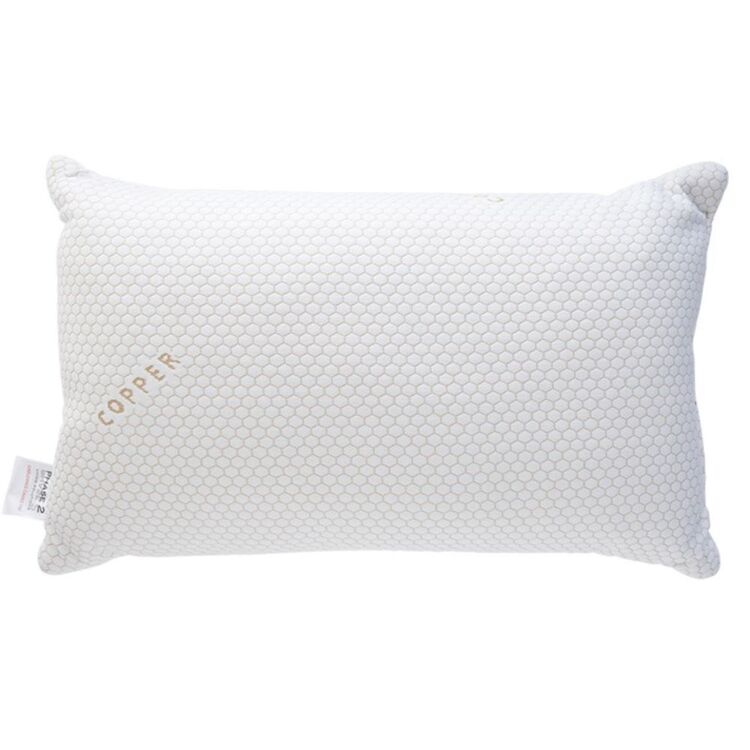 Phase 2 Copper Shredded Memory Foam Pillow Standard