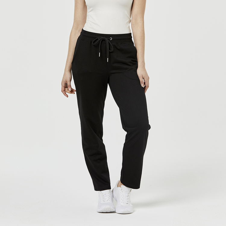 LMA Active Tapered Leg French Terry Trackpant Black