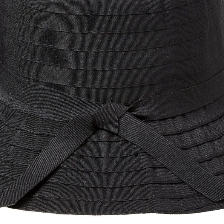 Khoko Collection Essential Ribbon Hat Black