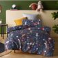 Happy Kids Nature's Forest Glow in the Dark Quilt Cover Set Single Bed Multicoloured Single
