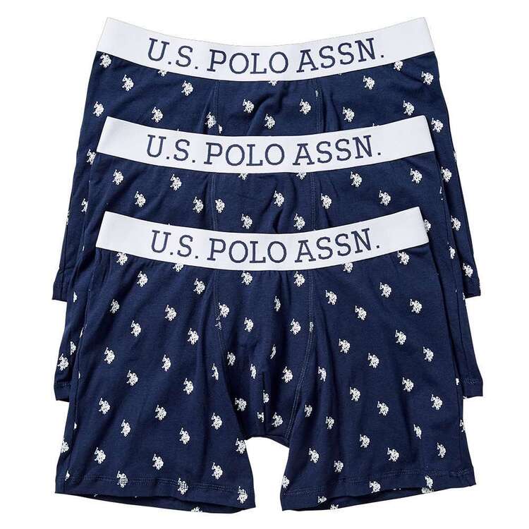Us Polo Assn U.S. POLO ASSN. U.S Polo Assn. 3 Pack Logo Long Trunk

