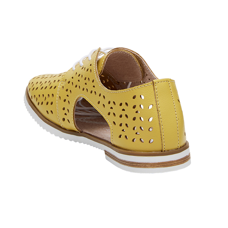 JUST BEE CHICKY WOMENS SIDE CUT PERFORATED LACE UP
