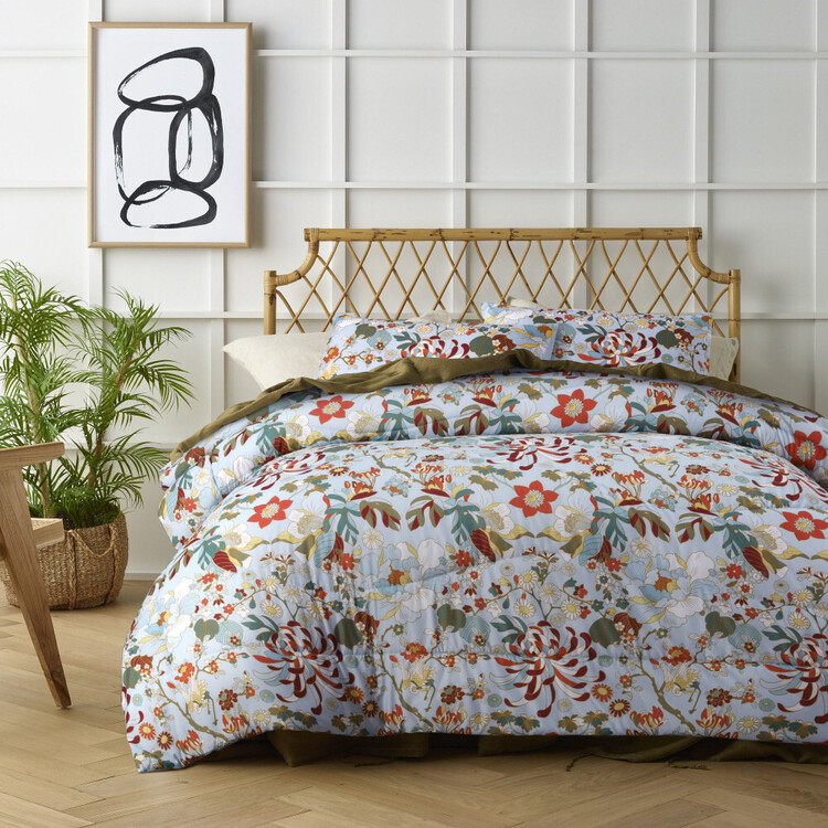 Big Sleep Florent Printed Microfibre Comforter Set King Bed