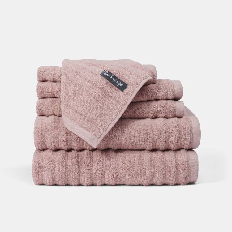 Bas Phillips Elouera 6 Pack Towel Set Pink