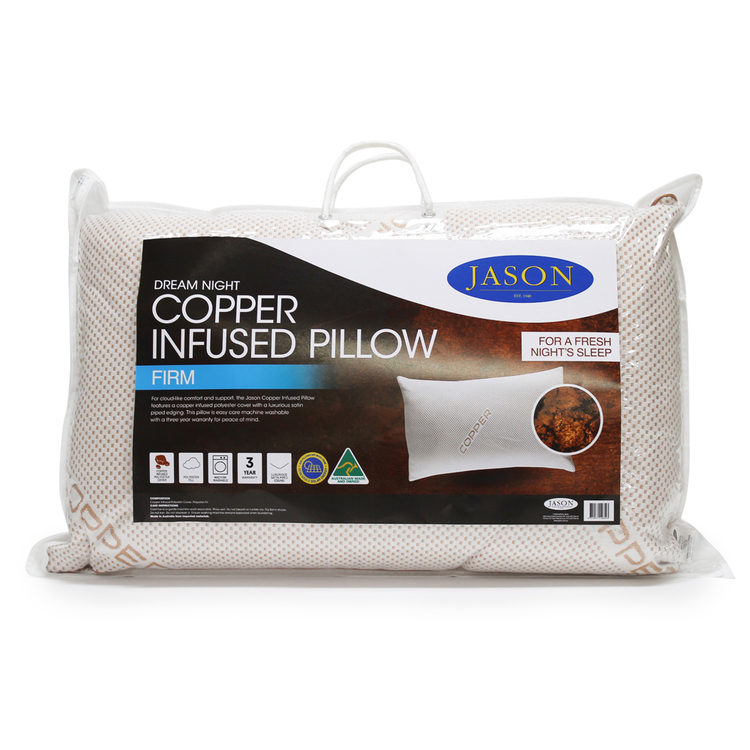 Jason Dream Night Copper Infused Pillow Firm
