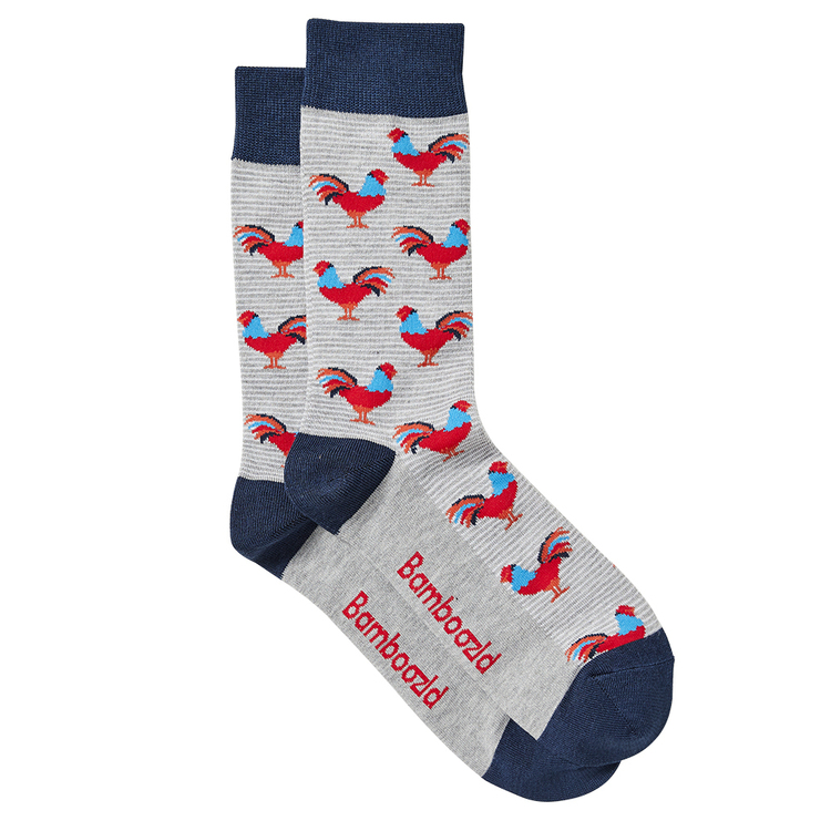 Bamboozld Rooster Socks