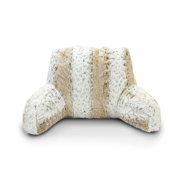 Soren Backrest Cushion Faux Fur Natural