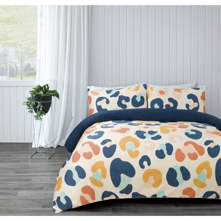 Jayson Brunsdon Homewares Safari Cotton Sateen Quilt Cover Set Super King Bed