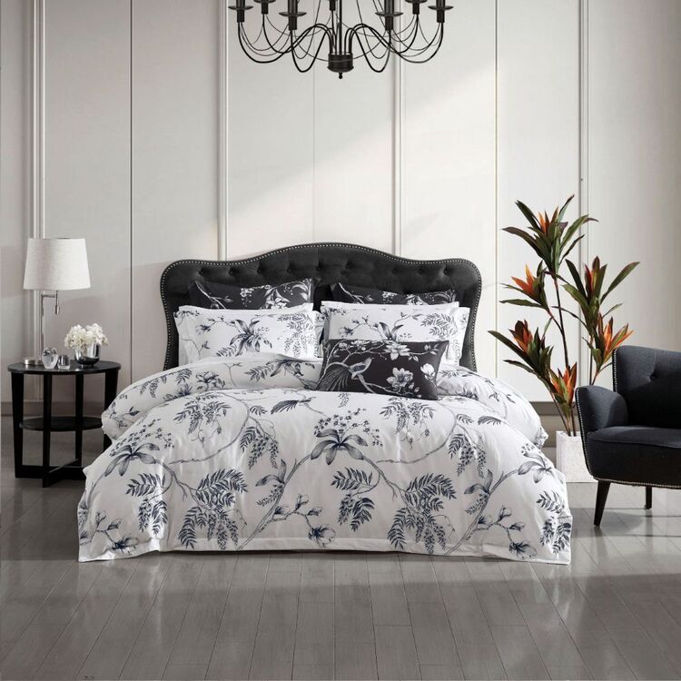 Grace By Linen House Ellison Quilt Cover Set King Bed