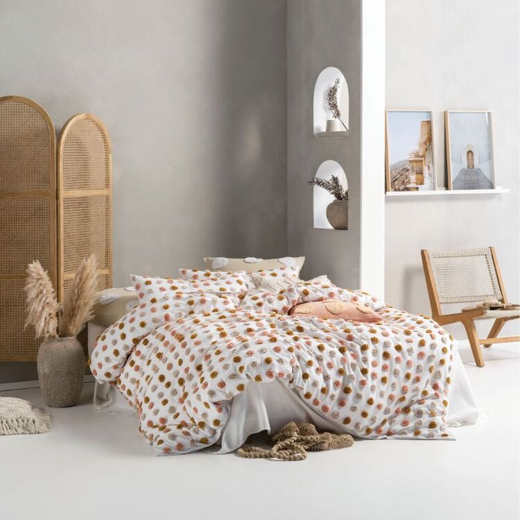 Linen House Haze Quilt Cover Set Super King Bed