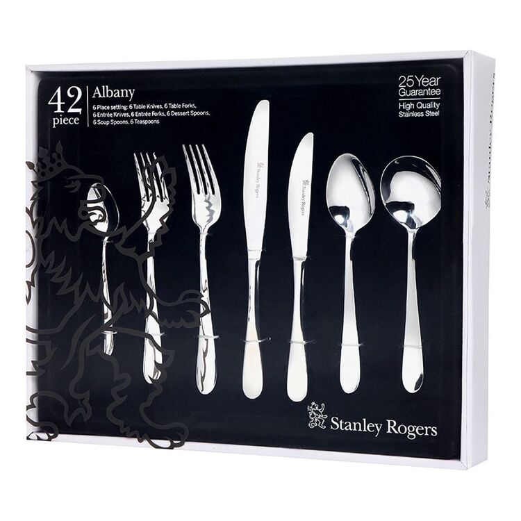 Stanley Rogers Albany 42-Piece Cutlery Set