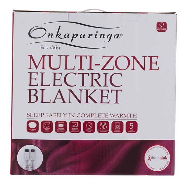 Onkaparinga Multi-Zone Electric Blanket King Bed