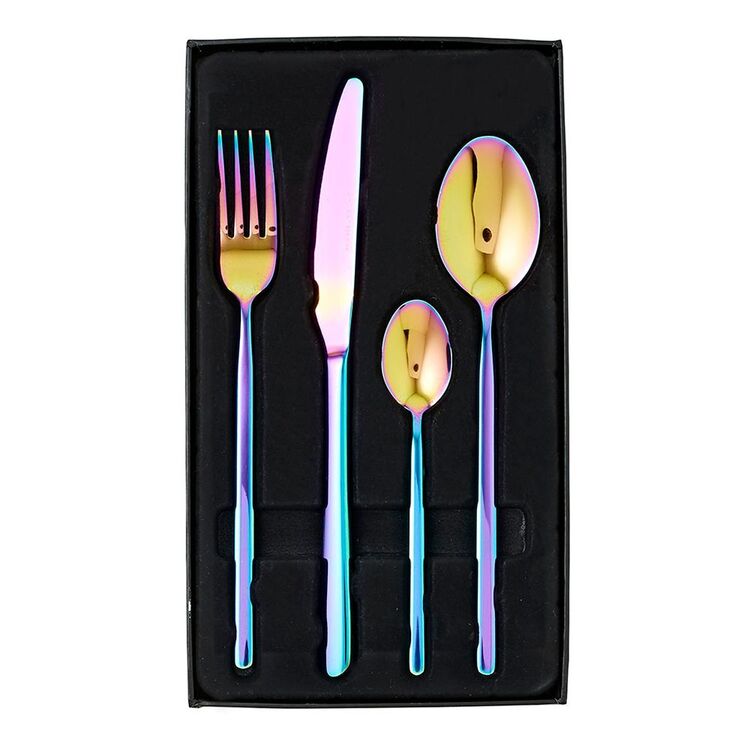 Smith & Nobel Arte 24-Piece Cutlery Set Rainbow