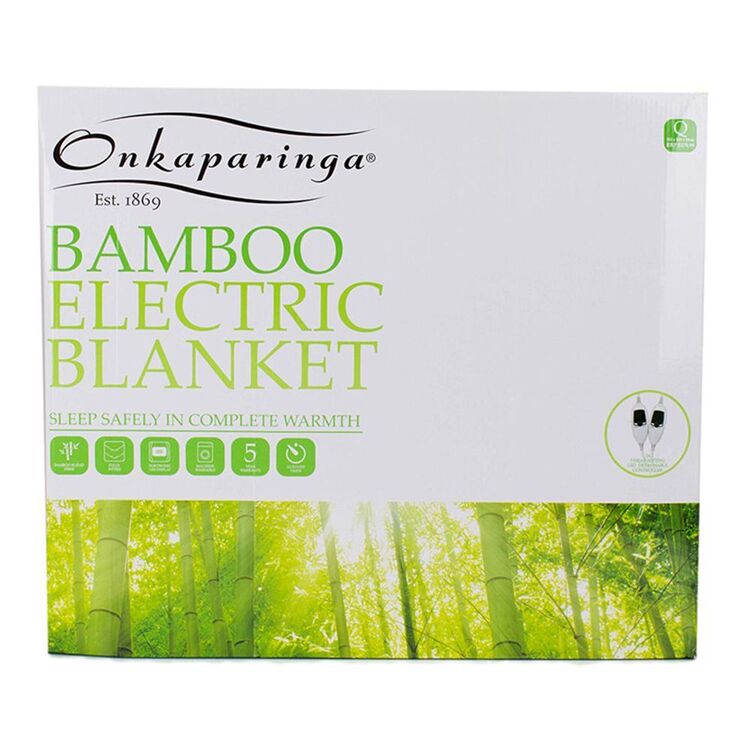 ONKAPARINGA Bamboo Electric Blanket Queen Bed