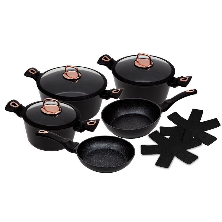 Taste the Difference Black Rose 10-Piece Cookset