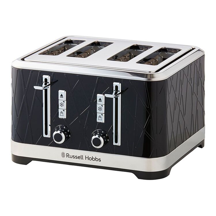 Russell Hobbs Structure 4 Slice Toaster Black