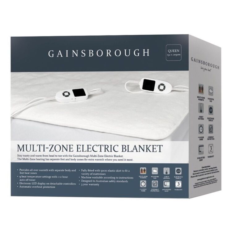 Gainsborough Multi-Zone Electric Blanket Queen Bed