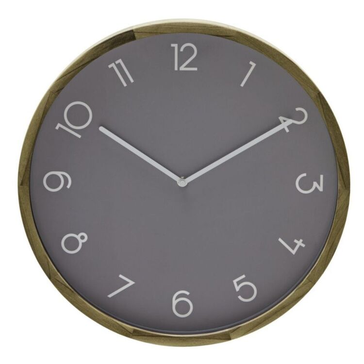 Amalfi Breen Wall Clock Grey
