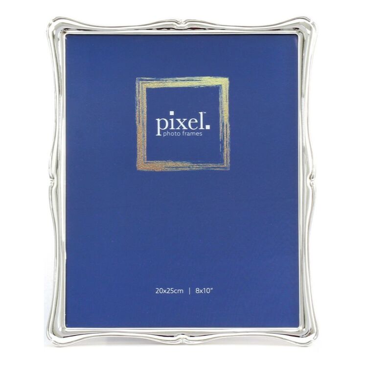 Pixel 20 x 25 cm Fleur Silver Photo Frame