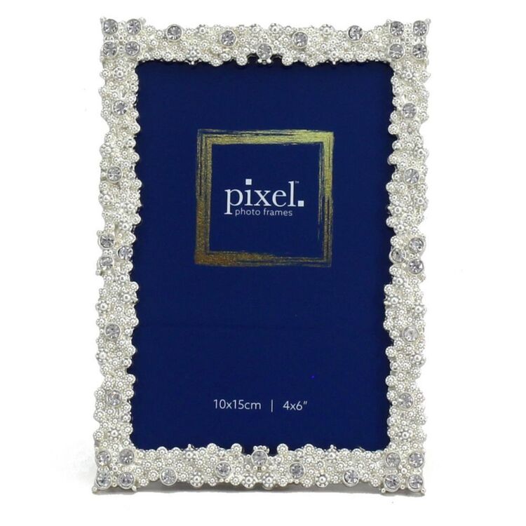 Pixel 10 x 15 cm Grace Silver Photo Frame